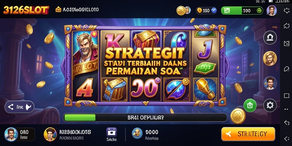 Antarmuka permainan <strong>3126SLOT</strong> yang menampilkan fitur strategis yang menarik.