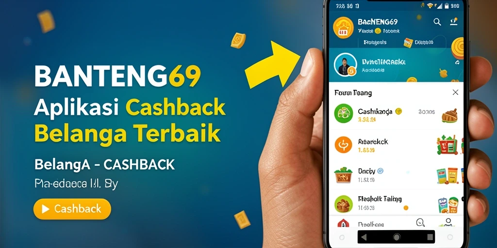 Antarmuka bersih dan mudah digunakan untuk cashback belanja.