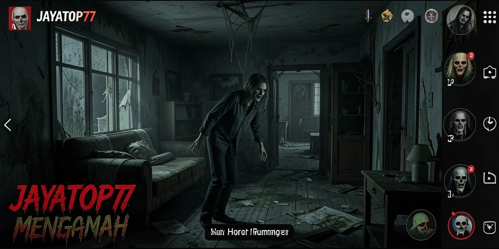 Antarmuka menakutkan dari game horor JAYATOP77.